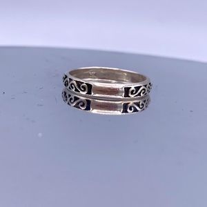 Vintage Sterling Silver Open-Work Ring